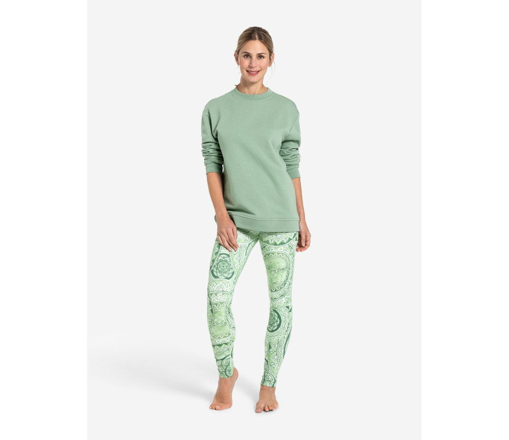 Spirit of OM - Yoga Leggings Bala - smaragd
