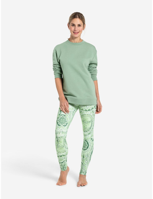 Spirit of OM - Yoga Leggings Bala - smaragd