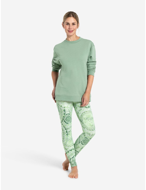 Spirit of OM - Yoga Leggings Bala - smaragd