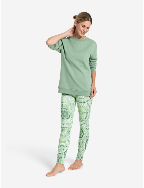 Spirit of OM - Yoga Leggings Bala - smaragd