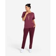 Spirit of OM - Lounge Hose Joy - violett-rot