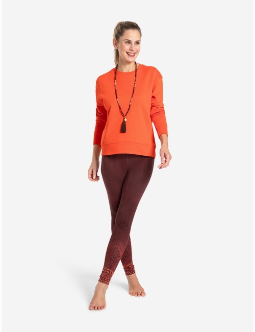 Spirit of OM - Damen Sweater Abhaya - harissa