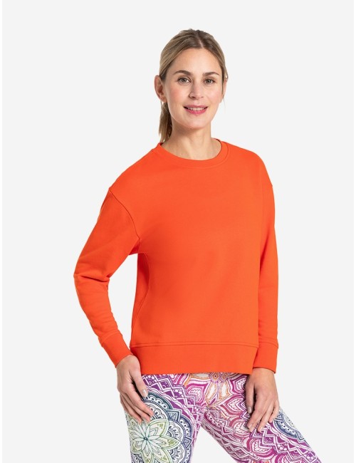 Spirit of OM - Damen Sweater Abhaya - harissa