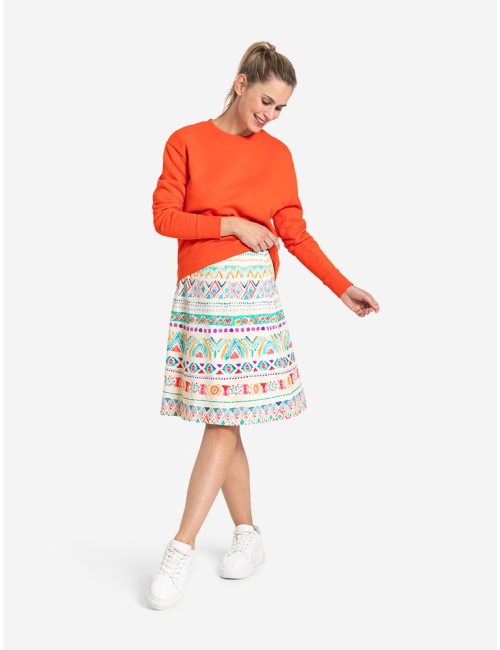 Spirit of OM - Damen Sweater Abhaya - harissa