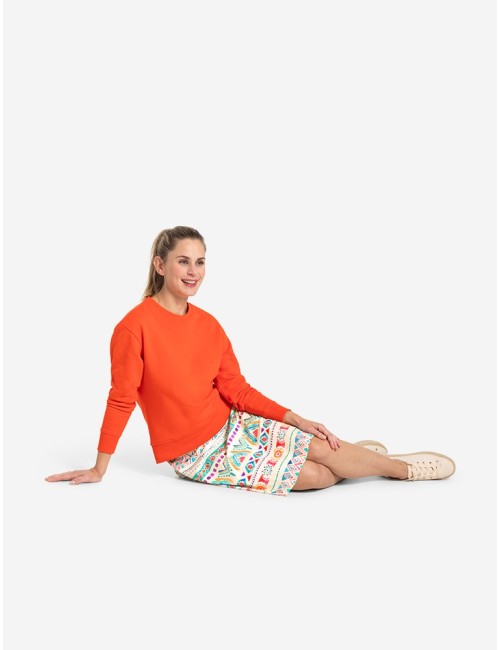 Spirit of OM - Damen Sweater Abhaya - harissa