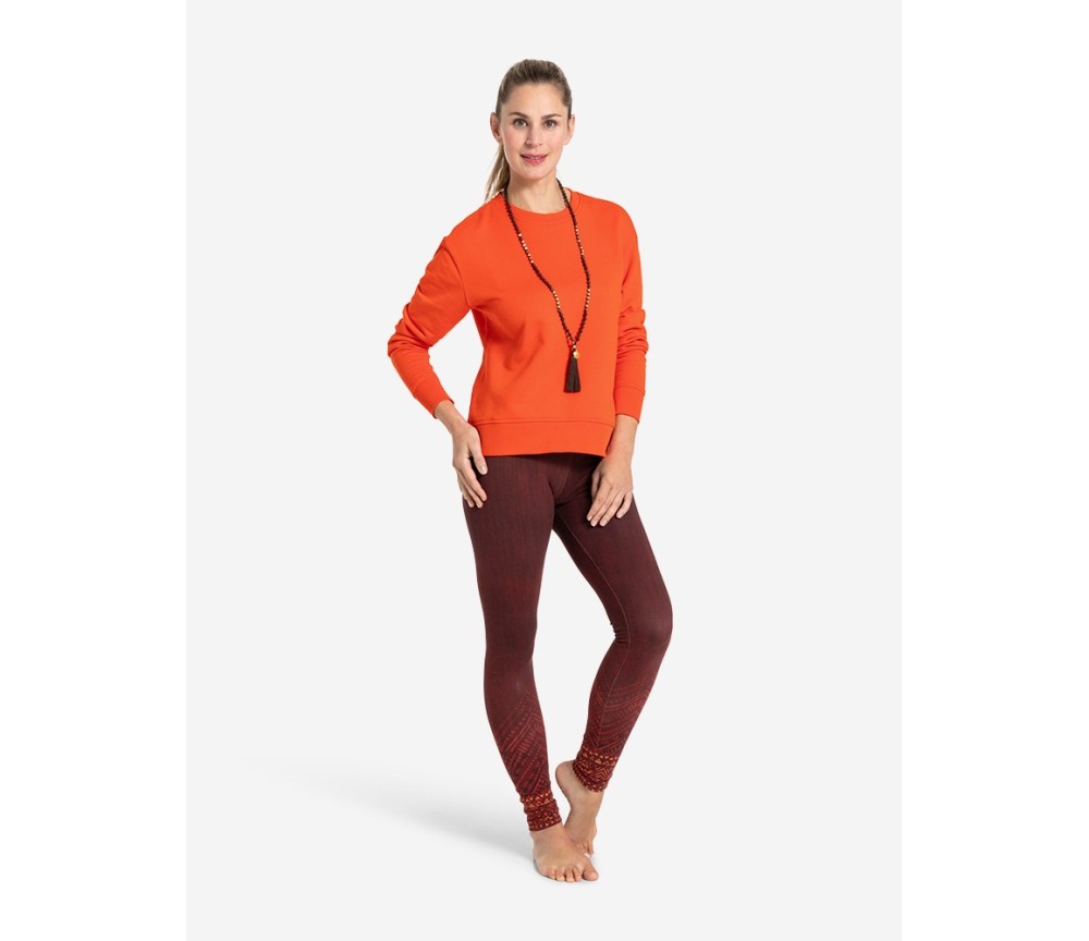 Spirit of OM - Damen Sweater Abhaya - harissa