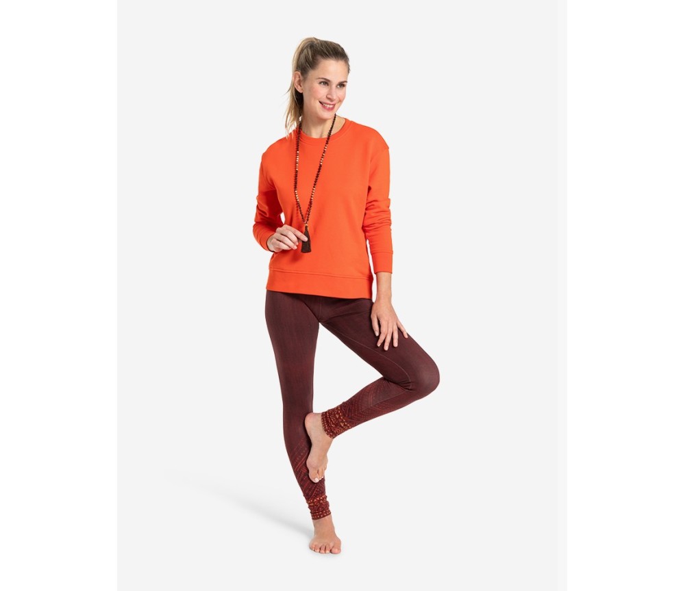Spirit of OM - Damen Sweater Abhaya - harissa