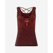 Spirit of OM - Yoga Top Shakti - henna-rot