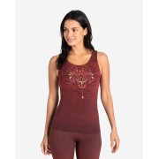 Spirit of OM - Yoga Top Shakti - henna-rot