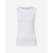 Spirit of OM - Tanktop Bambus high-neck - weiß