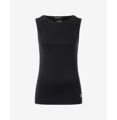 Spirit of OM - Tanktop Bambus high-neck - schwarz