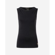 Spirit of OM - Tanktop Bambus high-neck - schwarz