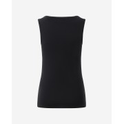 Spirit of OM - Tanktop Bambus high-neck - schwarz