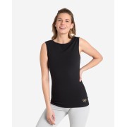 Spirit of OM - Tanktop Bambus high-neck - schwarz