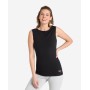 Spirit of OM - Tanktop Bambus high neck - schwarz