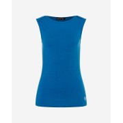 Spirit of OM - Tanktop Bambus high-neck - blau