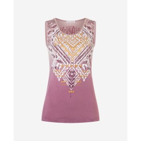 The Spirit of OM - Yoga Top Bakti - amethyst