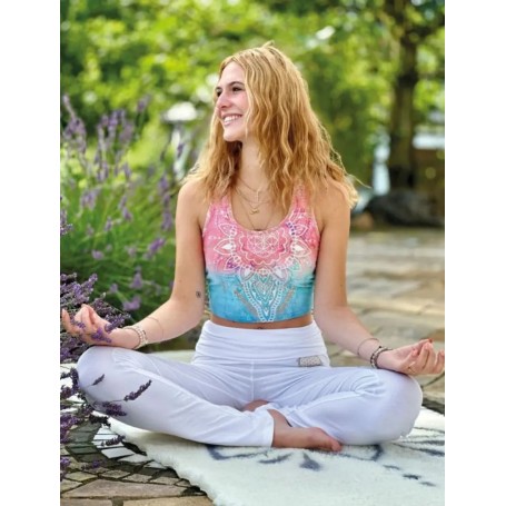 Spirit of OM - Bra Mandala - indigo/peach