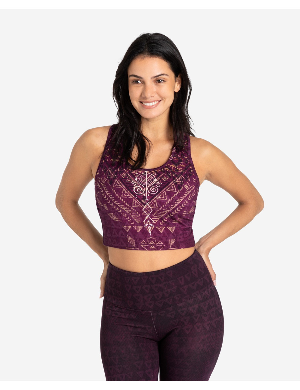 Spirit of OM - Bra Buddhi - aubergine