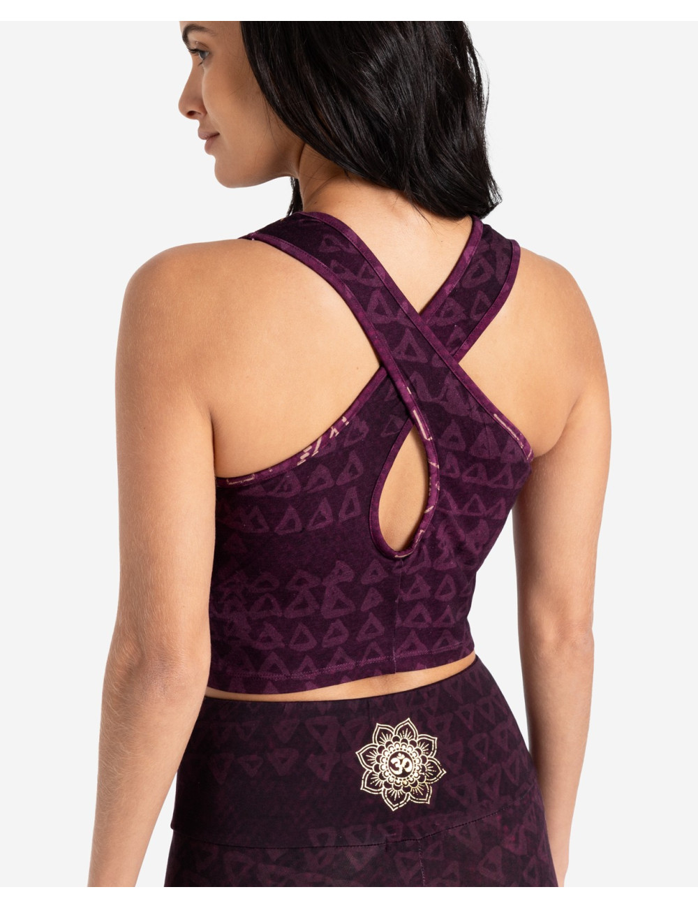 Spirit of OM - Bra Buddhi - aubergine