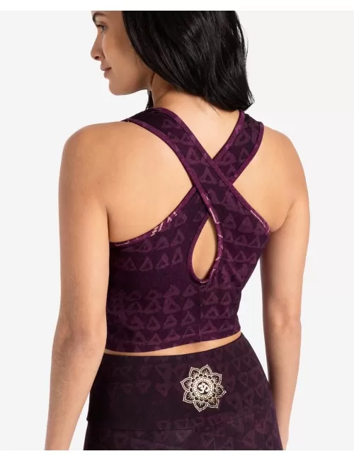 Spirit of OM - Bra Buddhi - aubergine