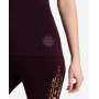 The Spirit of OM - Top Bambus Damen - aubergine