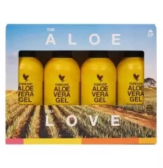 Forever - Forever Aloe Vera Gel™ - 4-Pack - Aloedrink mit 99,7 % Aloe - 4 x 1 Liter
