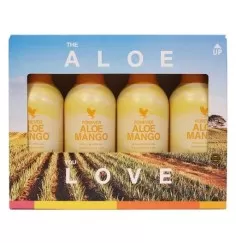 Forever - 4-Pack Forever Aloe Mango™ - Eine gesunde Portion Urlaub - 4 x 1 Liter