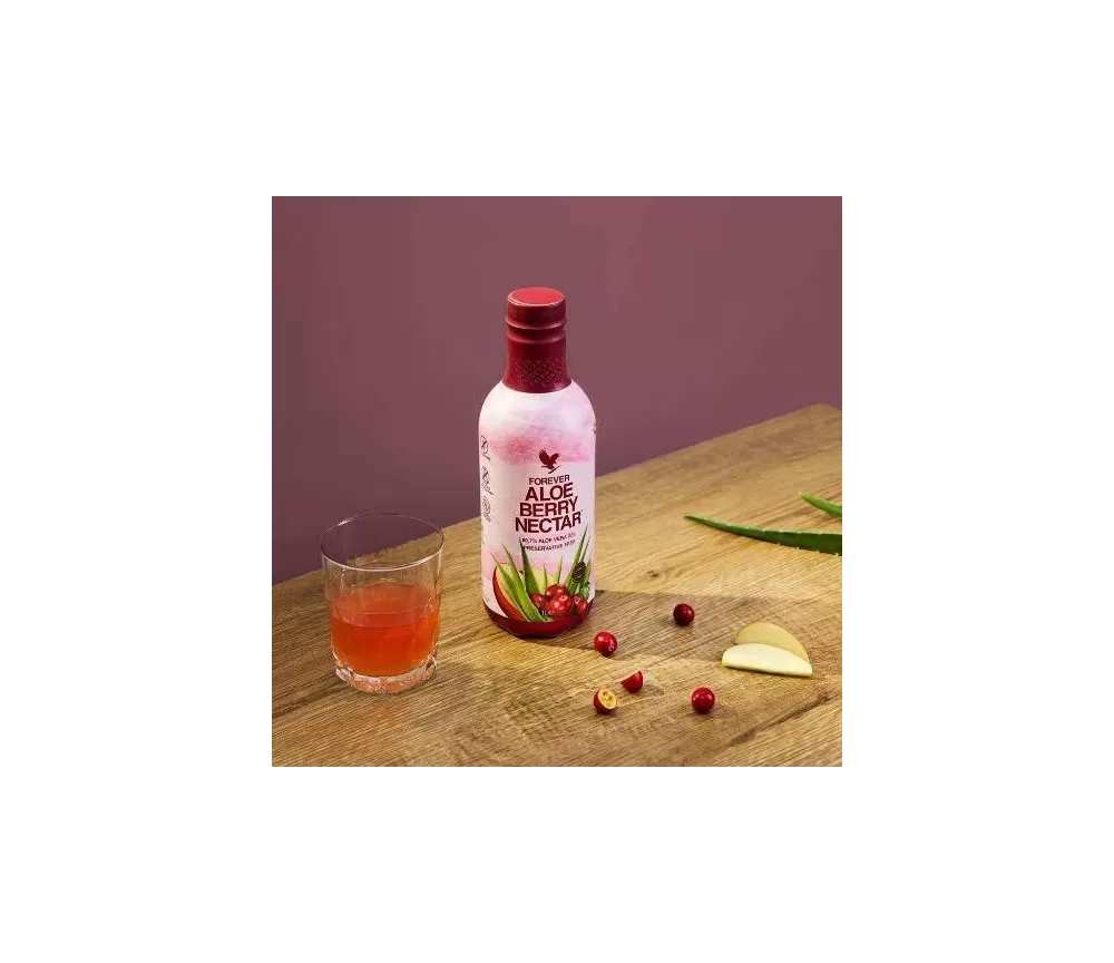Forever - 4-Pack Forever Aloe Berry Nectar™ - 90,7 % Aloe-Vera-Gel - 4 x 1 Liter