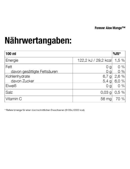 Forever - 4-Pack Mix Forever Aloe Vera Gel™ - Vier Aloe-Drinks in einem Paket - 4 x 1 Liter