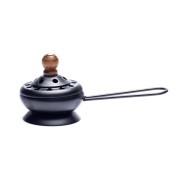 Räuchergefäß - Räucherpfanne - Eisen mit Handgriff ca. 7,5 cm
