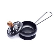 Räuchergefäß - Räucherpfanne - Eisen mit Handgriff ca. 7,5 cm