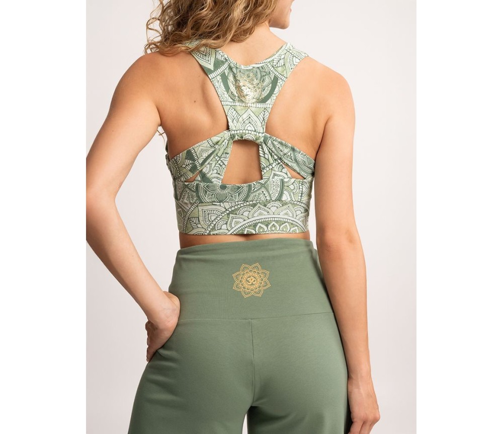 Spirit of OM - Hose Culotte Devi - morgentaugrün