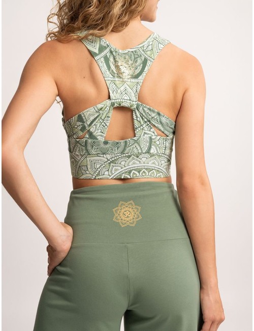 Spirit of OM - Hose Culotte Devi - morgentaugrün