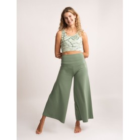 Spirit of OM - Hose Culotte Devi - morgentaugrün