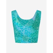 Spirit of OM - Yoga Bra Hatha Madhu - kristallblau