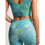Spirit of OM - Yoga Leggings 7/8 Madhu - kristallblau