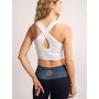 Spirit of OM - Yoga Leggings Capri Madhya Madhu - tiefblau