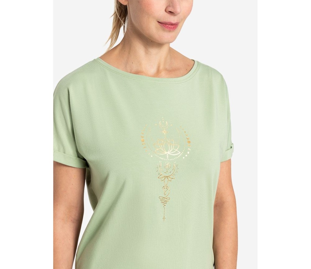 Spirit of OM - Shirt Eka Padma - matcha
