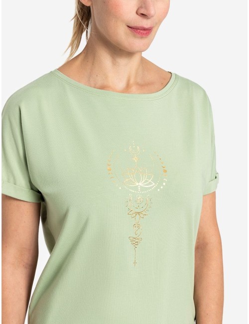 Spirit of OM - Shirt Eka Padma - matcha