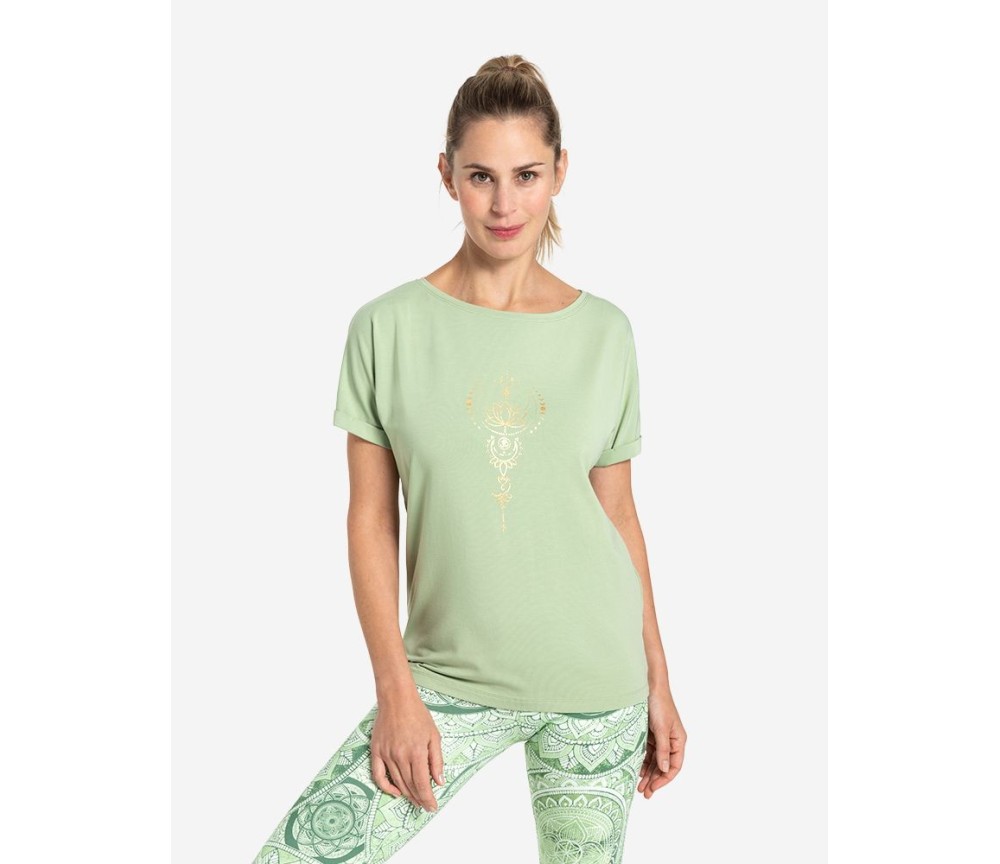 Spirit of OM - Shirt Eka Padma - matcha