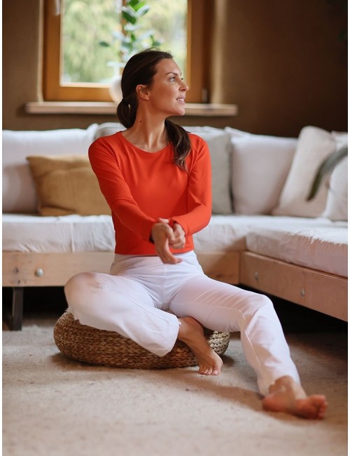 Spirit of OM - Wellnesshose Ananda (Damen) - weiß