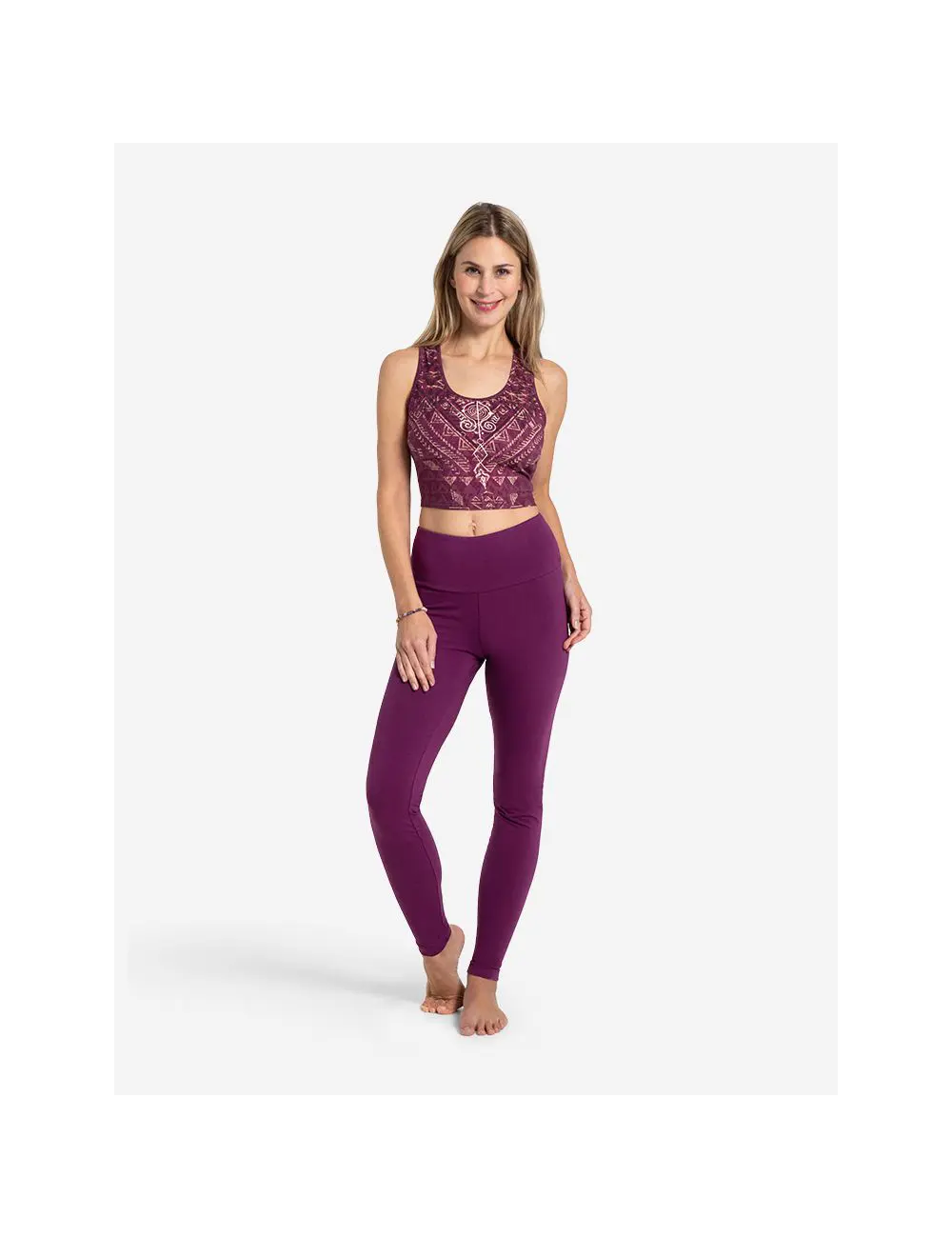 Spirit of OM - Bra Buddhi - aubergine