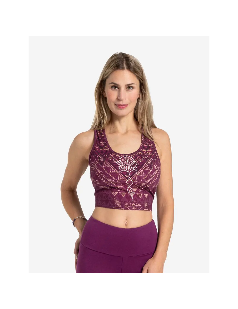 Spirit of OM - Bra Buddhi - aubergine