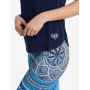 Spirit of OM - Shirt Raglan Bambus - dunkelblau