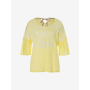 Spirit of OM - Leinen-Shirt Happy Sun - lemongelb