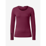 Spirit of OM - Langarm-Shirt Bambus - berry