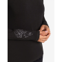 Spirit of OM - Langarm-Shirt Chakra-Flower - schwarz