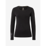Spirit of OM - Langarm-Shirt Chakra-Flower - schwarz