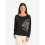 Spirit of OM - Oversize Shirt Motivation - schwarz